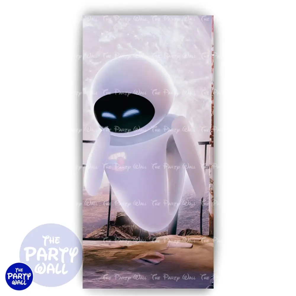 WallE y Eva - Funda para mampara de punta redonda o rectangular The Party Wall