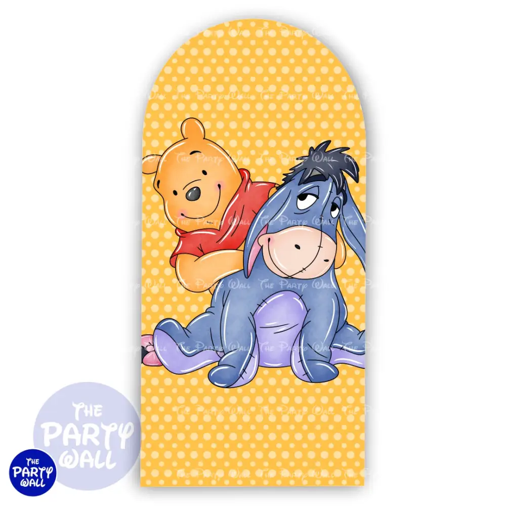 Winnie Pooh - Funda para mampara de punta redonda o rectangular The Party Wall