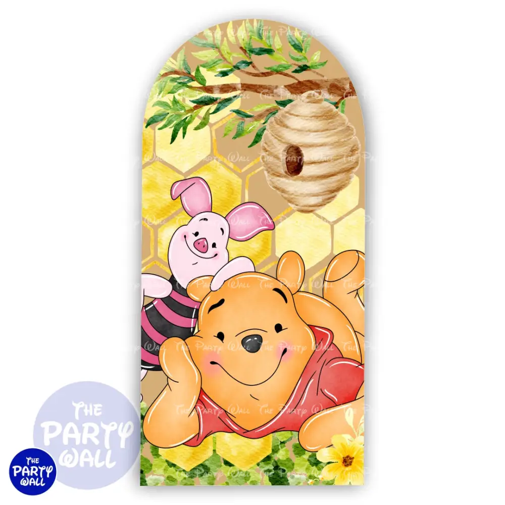 Winnie Pooh - Funda para mampara de punta redonda o rectangular The Party Wall