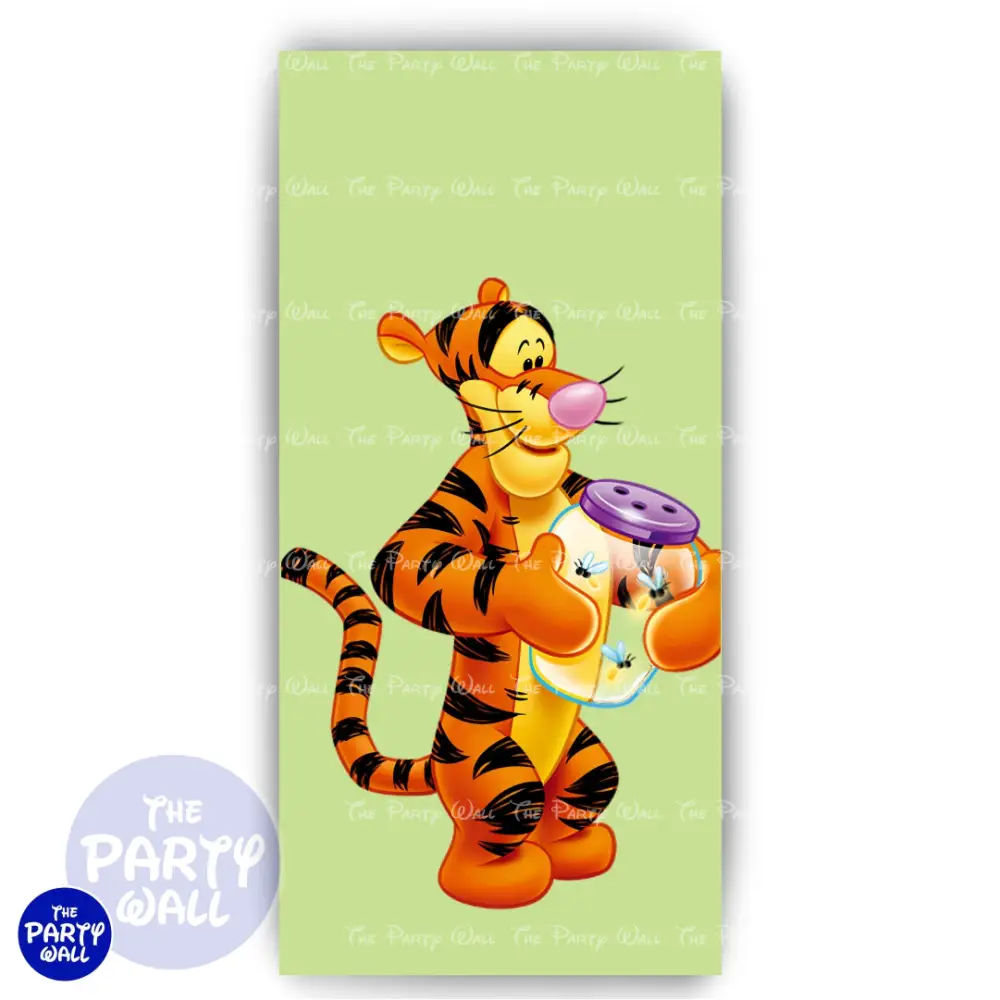 Winnie Pooh - Funda para mampara de punta redonda o rectangular The Party Wall