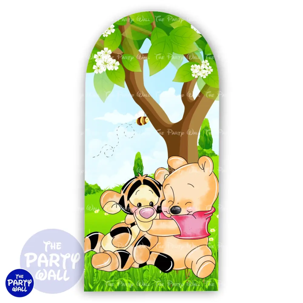 Winnie Pooh - Funda para mampara de punta redonda o rectangular The Party Wall