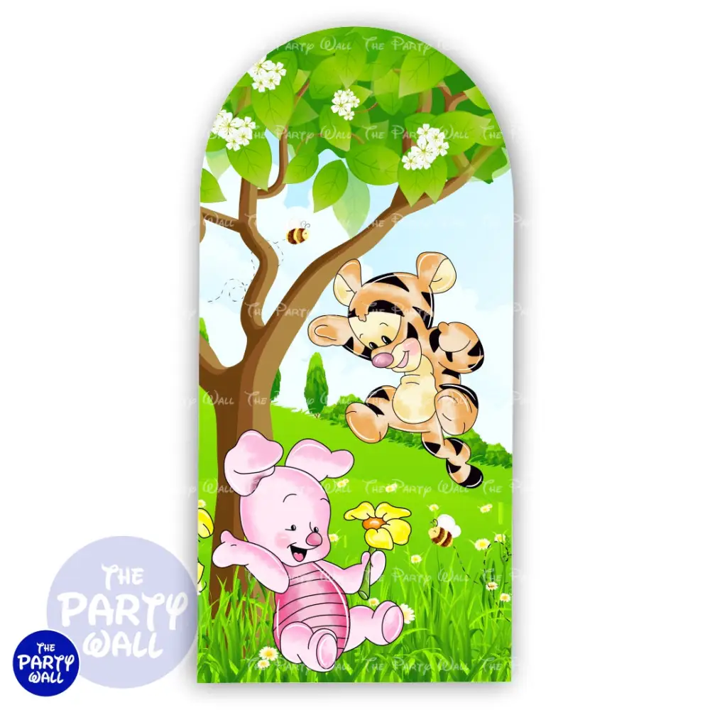 Winnie Pooh - Funda para mampara de punta redonda o rectangular The Party Wall