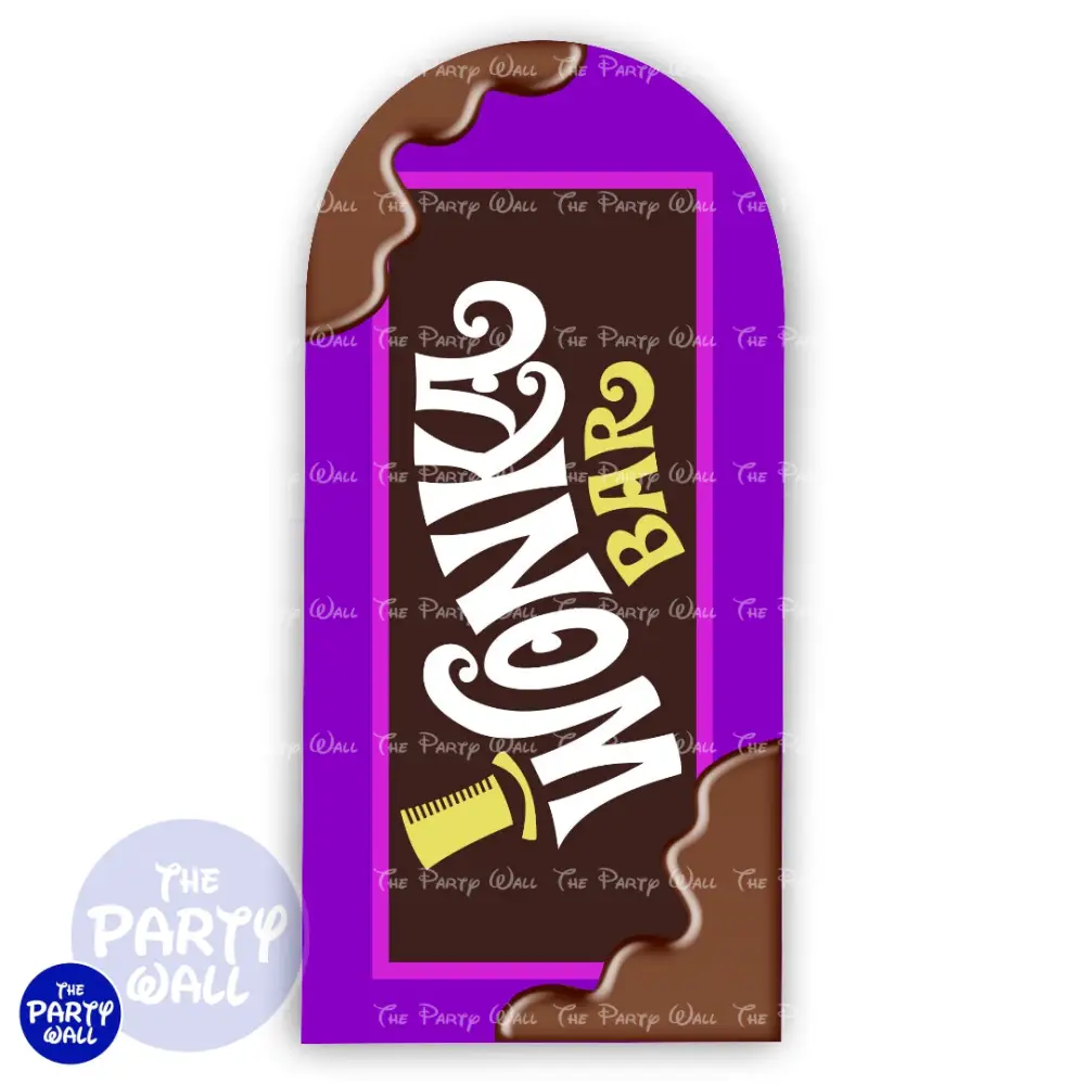 Wonka - Funda para mampara de punta redonda o rectangular The Party Wall