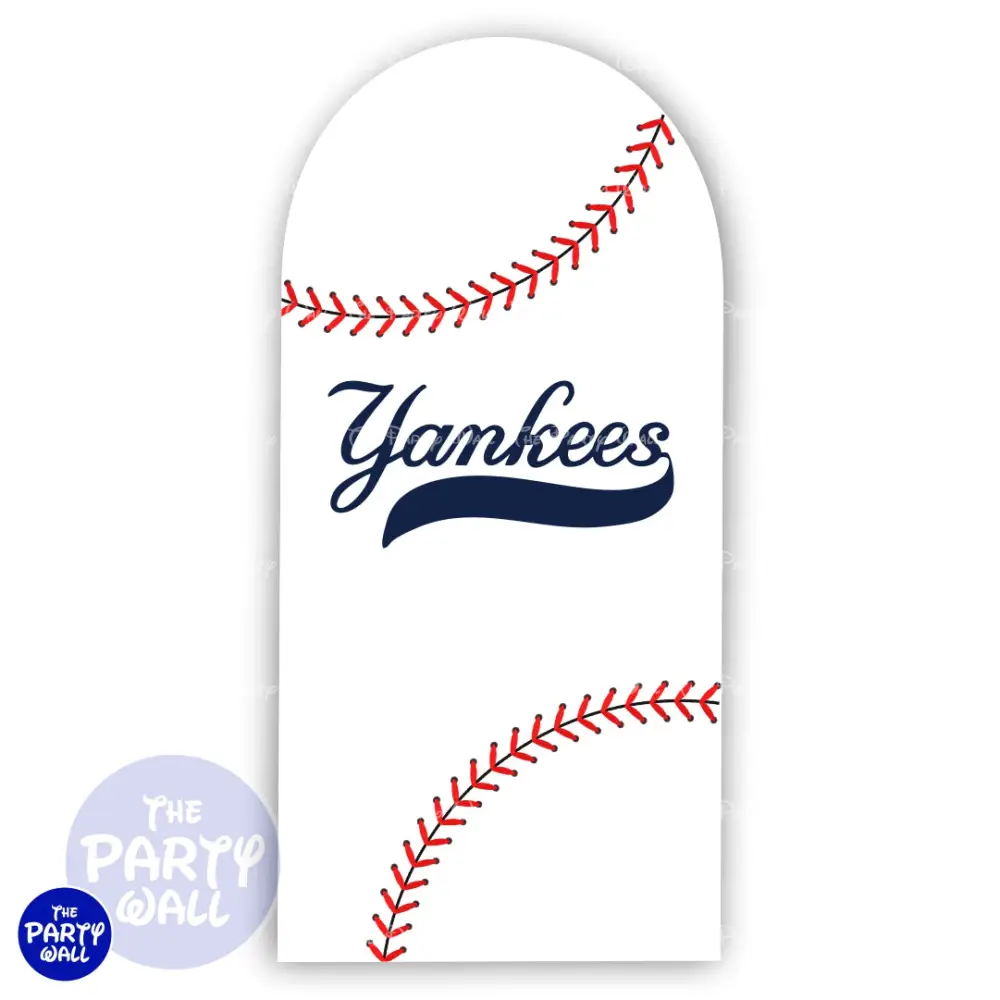 Yankees - Funda para mampara de punta redonda o rectangular The Party Wall