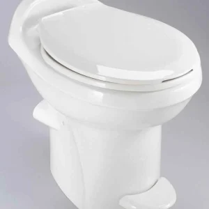 Inodoro para autocaravanas Thetford Aqua-Magic Style Plus de perfil alto con descarga de pedal, blanco 34429