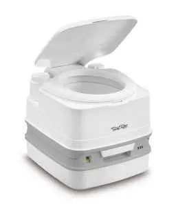 Inodoro portátil para autocaravanas Thetford Porta Potti 335 – Blanco/Gris 92828
