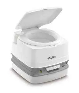 Inodoro portátil para autocaravanas Thetford Porta Potti 365 – Blanco/Gris 92820