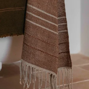 Toalla de toilette con flecos TOALLA DE MANOS
