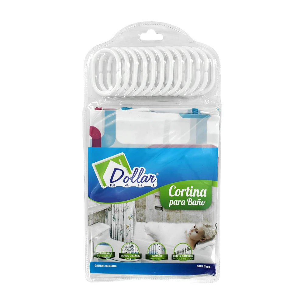 Cortina Para Baño Calibre Medio TOOL TOWN