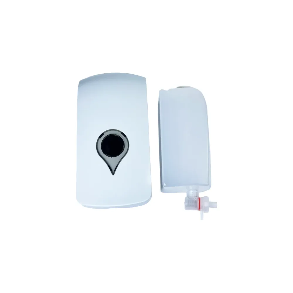 Dispensador de Jabón Blanco de 1 Litro para Pared – Práctico y Funcional Triple Clean
