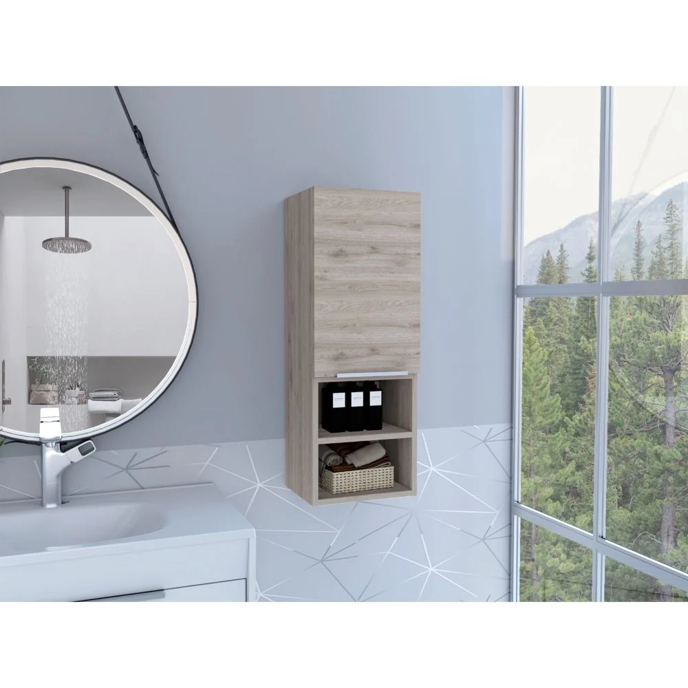 Armario de Pared baño Mila, con estantes Blanco TU HOME Market España