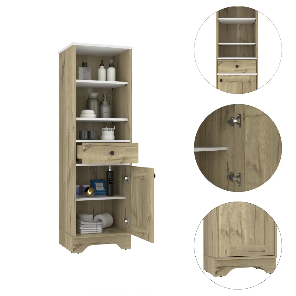 Mueble Columna De Bano 1P Cajon Malaga TU HOME Market España