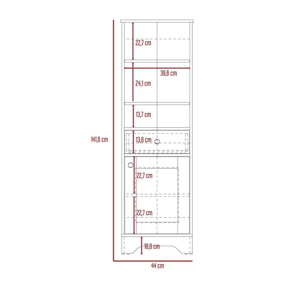 Mueble Columna De Bano 1P Cajon Malaga TU HOME Market España