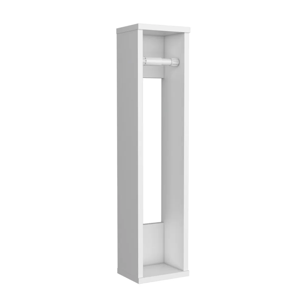 TUHOME Porta Papel Higiénico Supai en Melamina, Blanco Blanco TUHOME CONCEPT