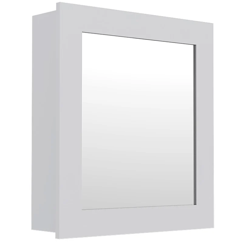 Botiquin Bath, Blanco, con puerta espejo y dos entrepaños para colocar objetos de aseo Tuhome Furniture