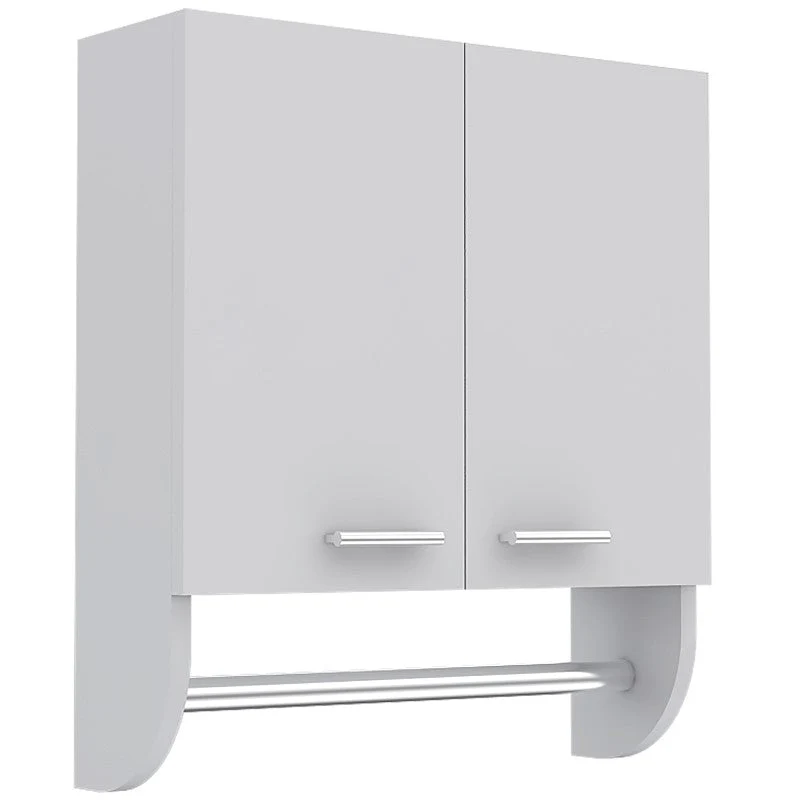 Botiquin Bath, Blanco, con puertas y dos entrepaños para colocar objetos de aseo Tuhome Furniture