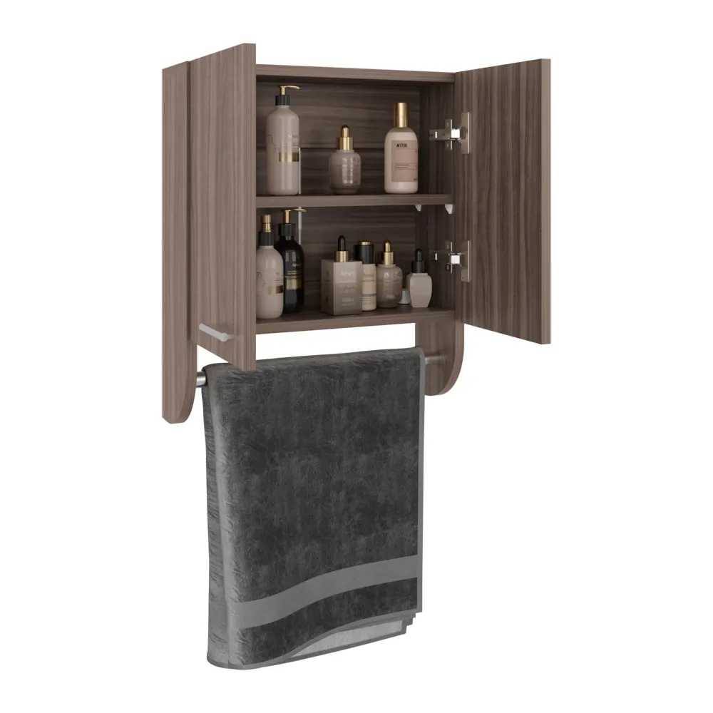 Botiquin Bath 28 Dos Puertas, Avellana Tuhome Furniture