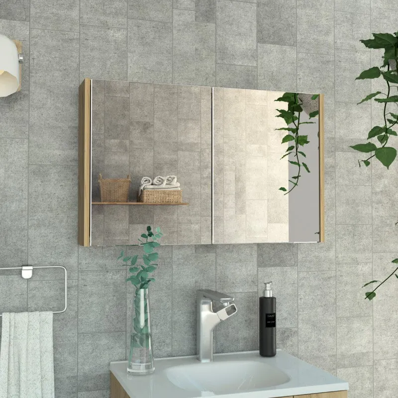 Botiquin 80 Duna, con dos puertas y espacio para almacenar objetos Tuhome Furniture