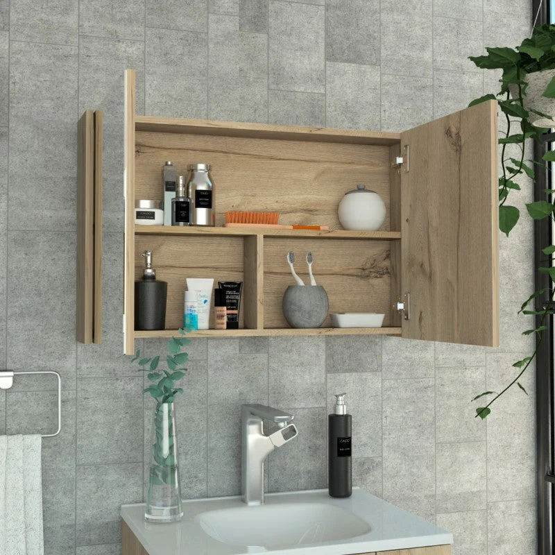 Botiquin 80 Duna, con dos puertas y espacio para almacenar objetos Tuhome Furniture