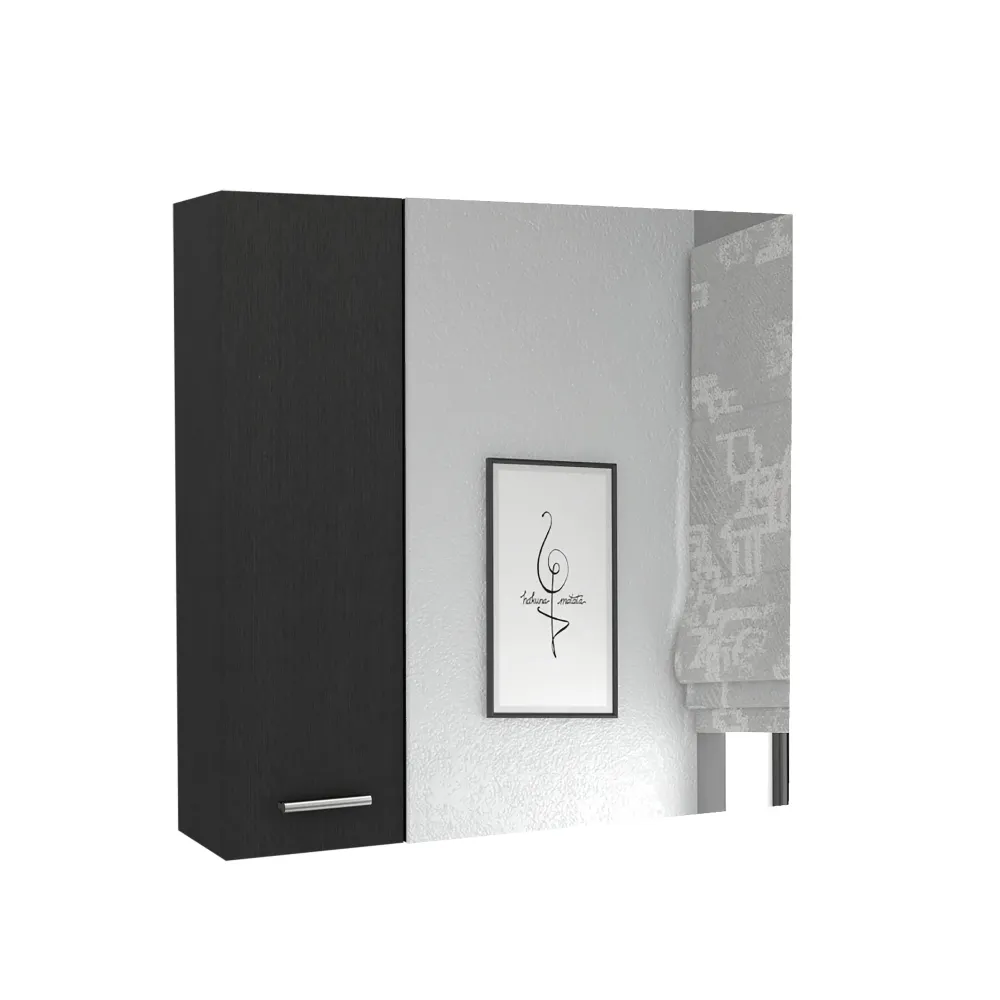 Combo Barcelona, Wengue, incluye mueble lavamanos y baño Tuhome Furniture