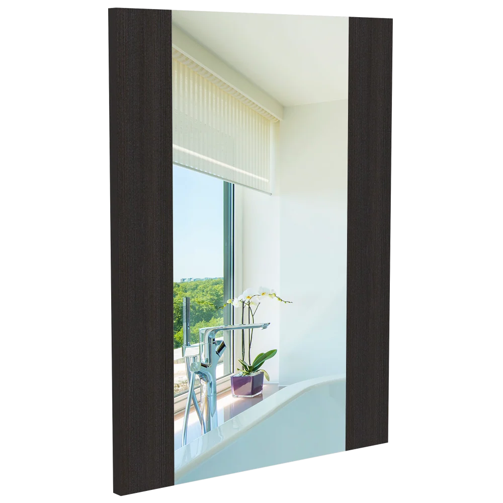 Combo Bath, Coñac y Wengue, incluye espejo y mueble de lavamanos Tuhome Furniture