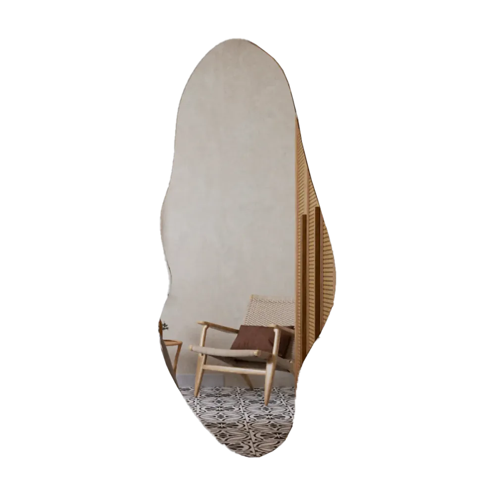 Espejo Blue, con forma irregular Tuhome Furniture