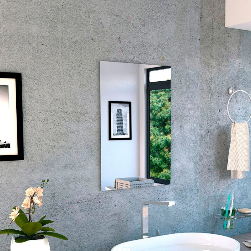 Espejo Bolonia, en forma rectangular Tuhome Furniture