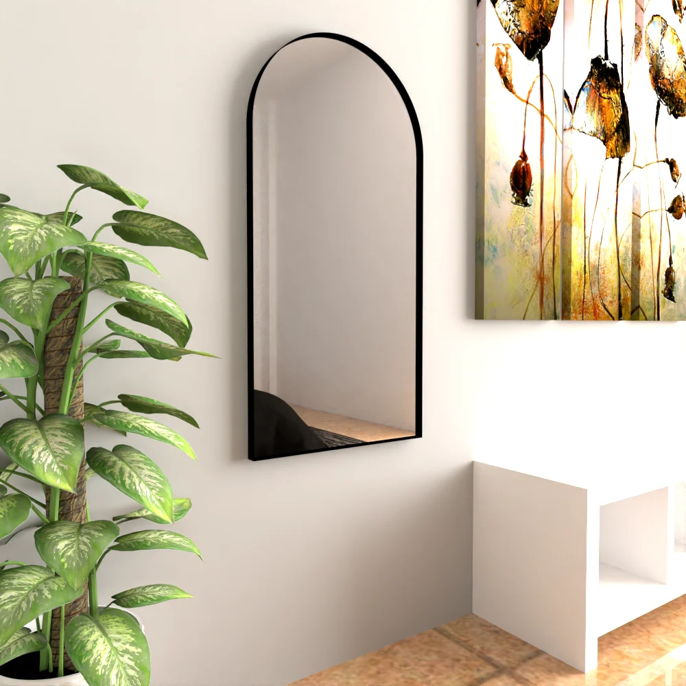 Espejo Dalton, con forma rectangular Tuhome Furniture