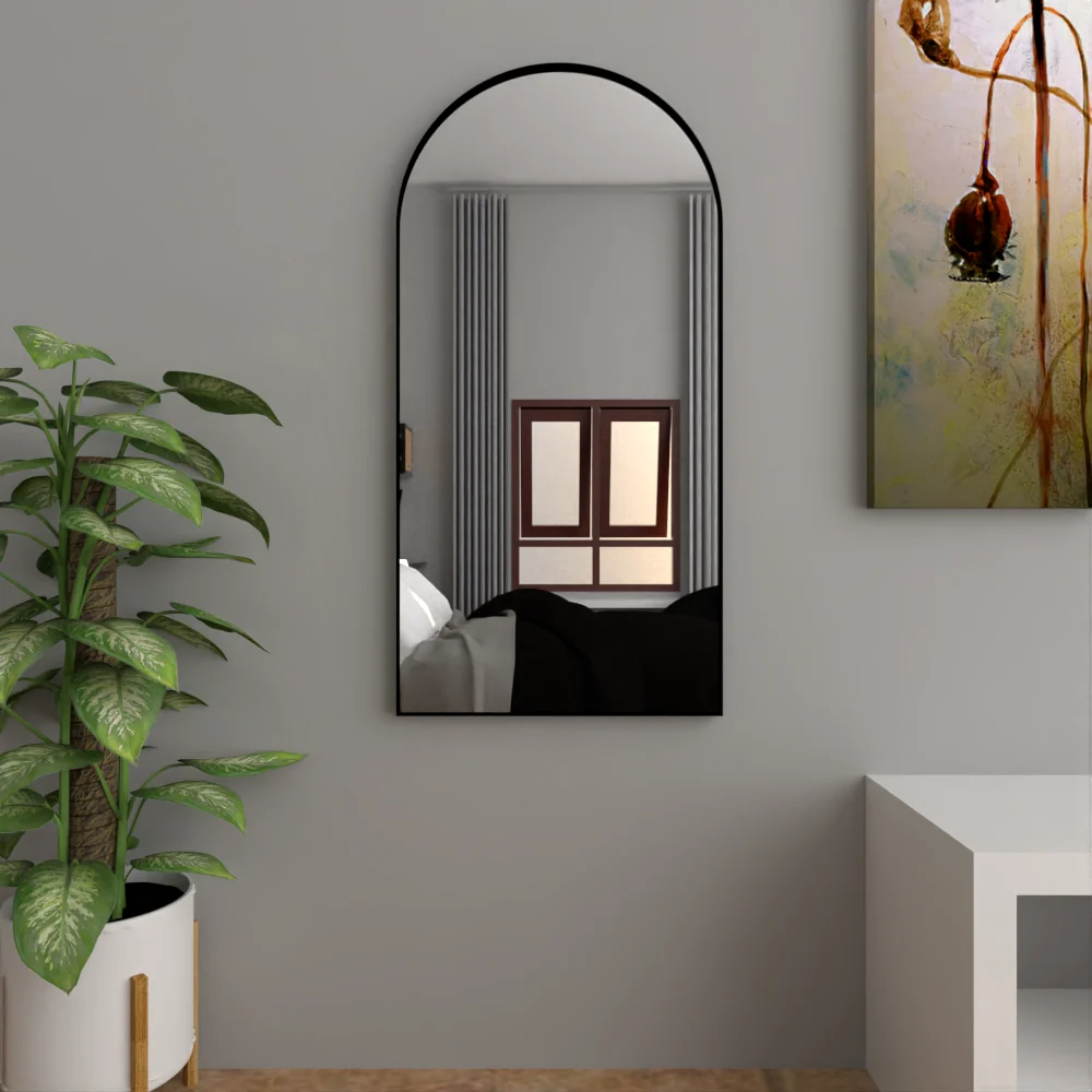 Espejo Dalton, con forma rectangular Tuhome Furniture