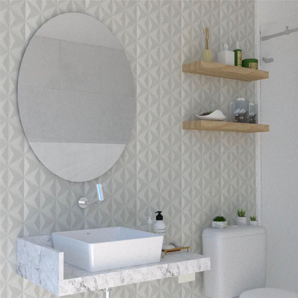 Espejo Ferrara, con forma ovalada Tuhome Furniture