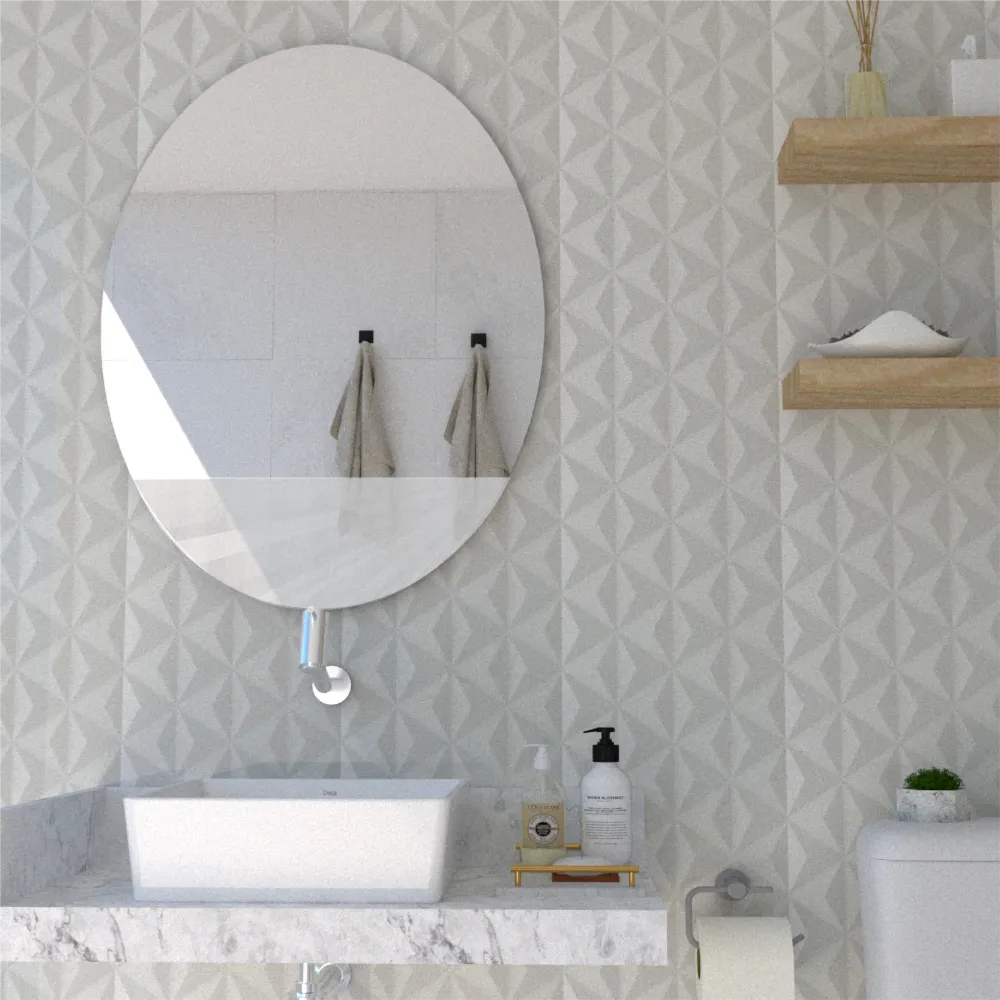 Espejo Ferrara, con forma ovalada Tuhome Furniture