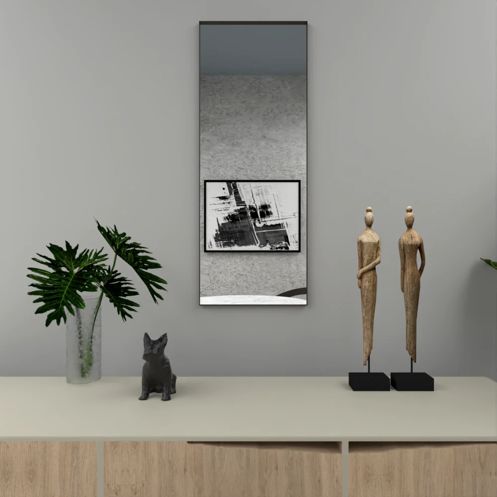 Espejo Galena, con forma rectangular Tuhome Furniture