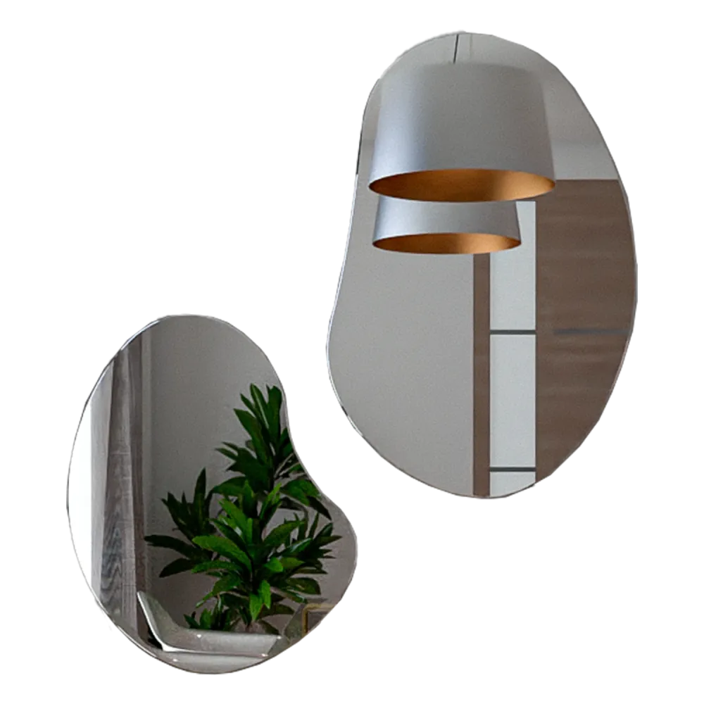 Espejo Leo, con forma irregular Tuhome Furniture