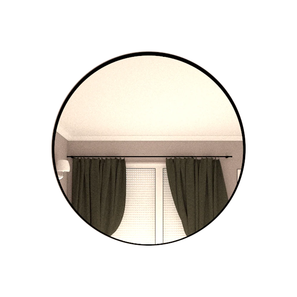 Espejo Lisboa, con forma circular Tuhome Furniture