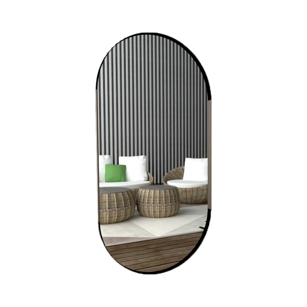 Espejo Lukman, con forma rectangular Tuhome Furniture