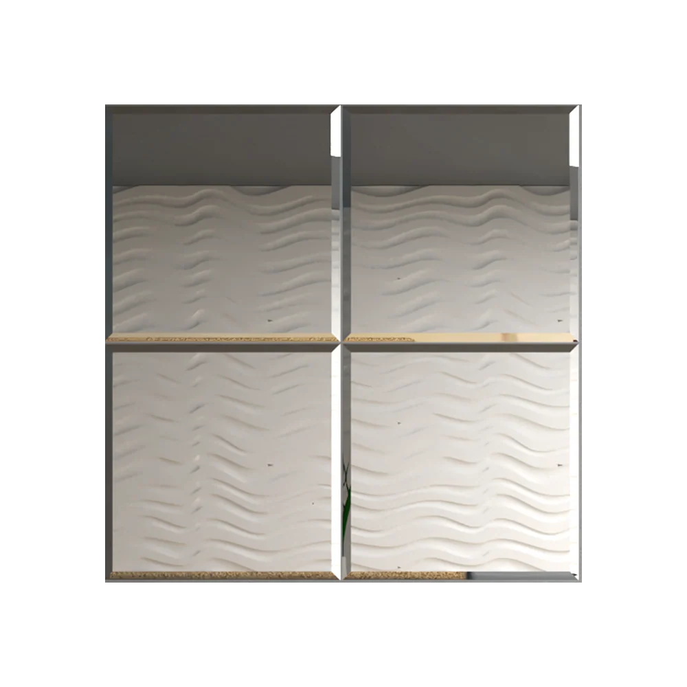 Espejo Malta, con forma cuadrada Tuhome Furniture