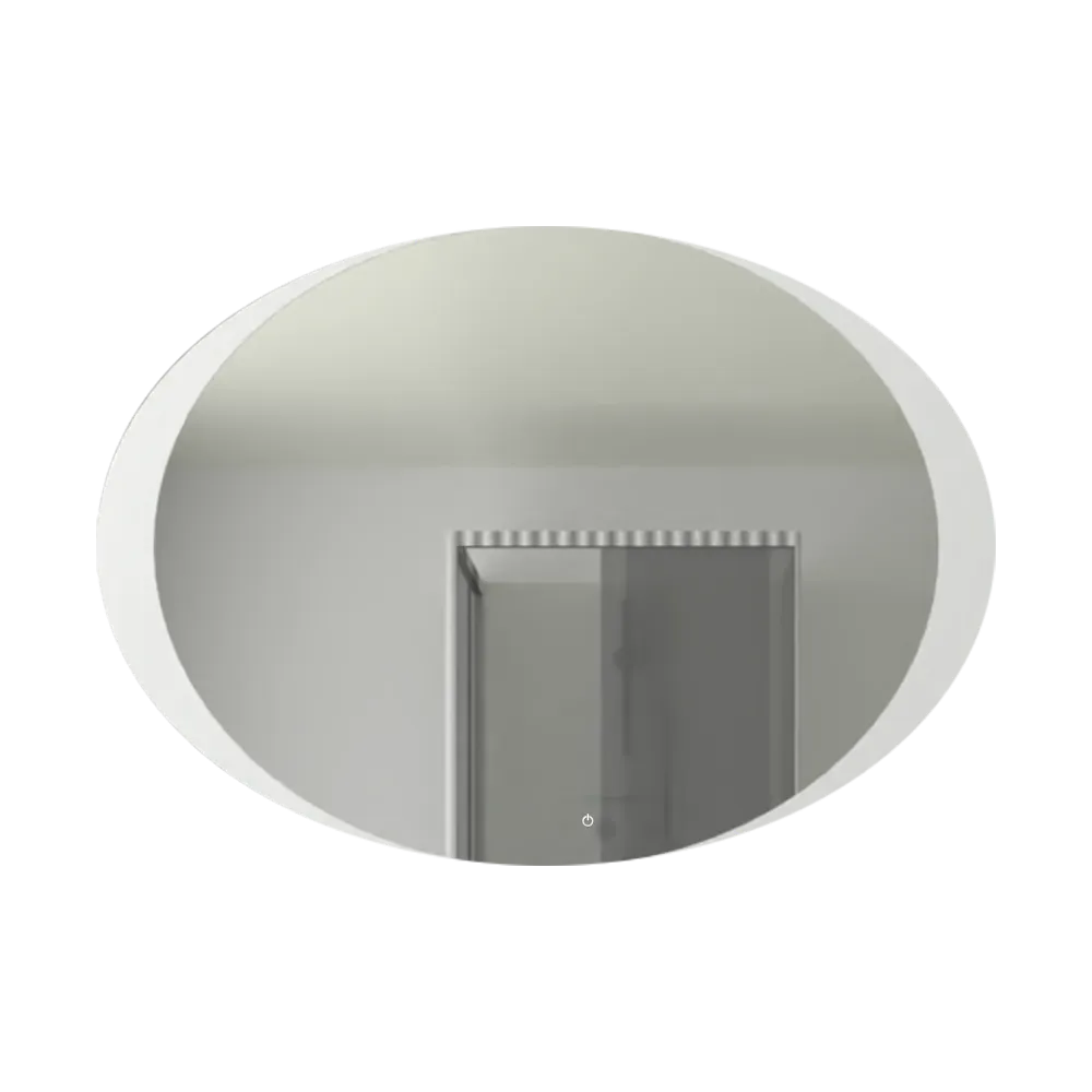 Espejo Varese, con forma ovalada con sandblasting Tuhome Furniture
