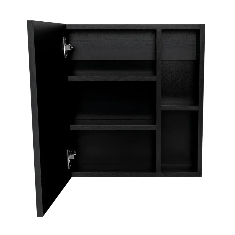 Gabinete de Baño Labell, Wengue, con Puerta y Entrepaños Tuhome Furniture