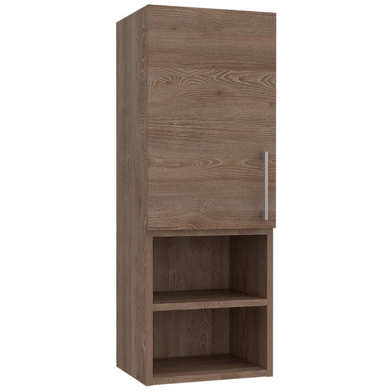Mueble Auxiliar Barcelona, Miel, con puerta batiente y dos entrepaños Tuhome Furniture