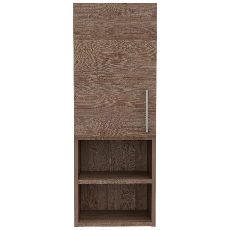 Mueble Auxiliar Barcelona, Miel, con puerta batiente y dos entrepaños Tuhome Furniture
