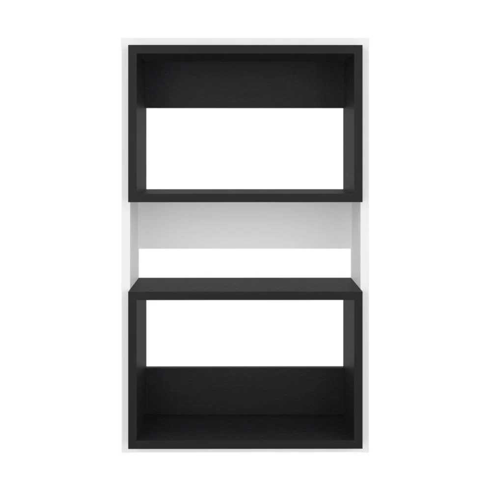 Mueble Auxiliar Muro Baño Eco, Blanco Duqueza y Wengue, con superficies para ubicar objetos Tuhome Furniture
