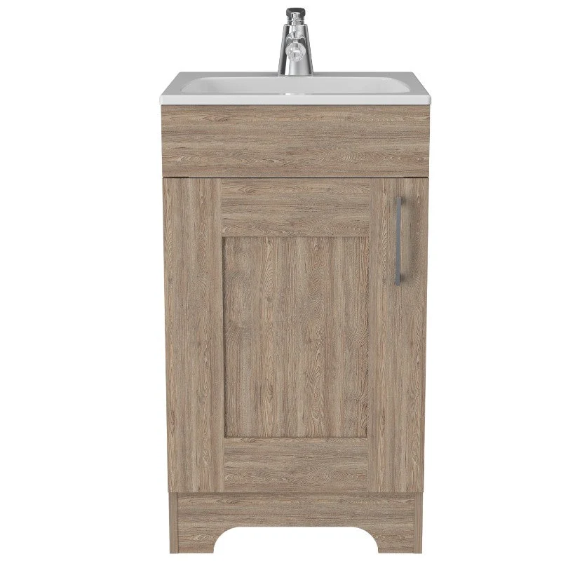 Mueble de Lavamanos Barcelona, Miel, con una puerta batiente Tuhome Furniture