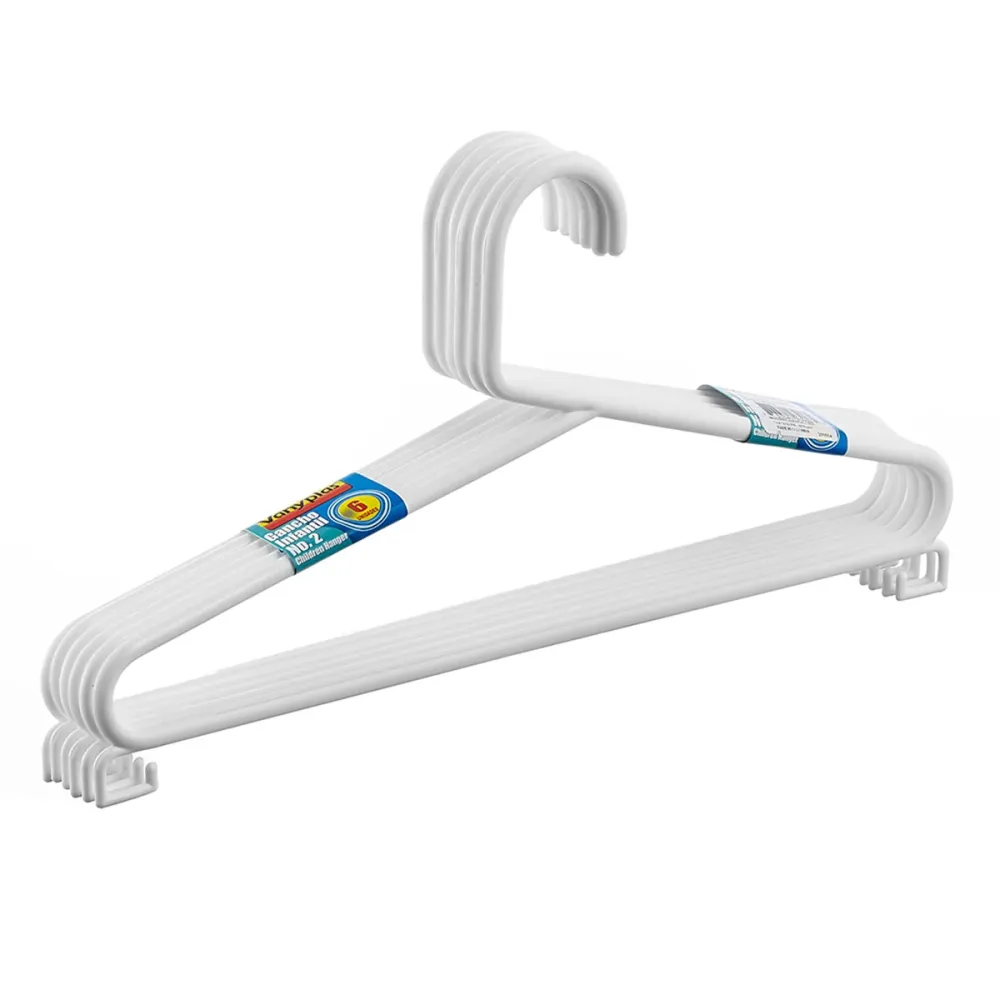 Gancho 2 x 6 Blanco marca Vanyplas
