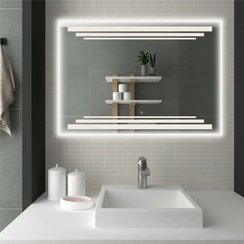 Espejo Baru Led Touch Reflekta Vidrios Reflekta