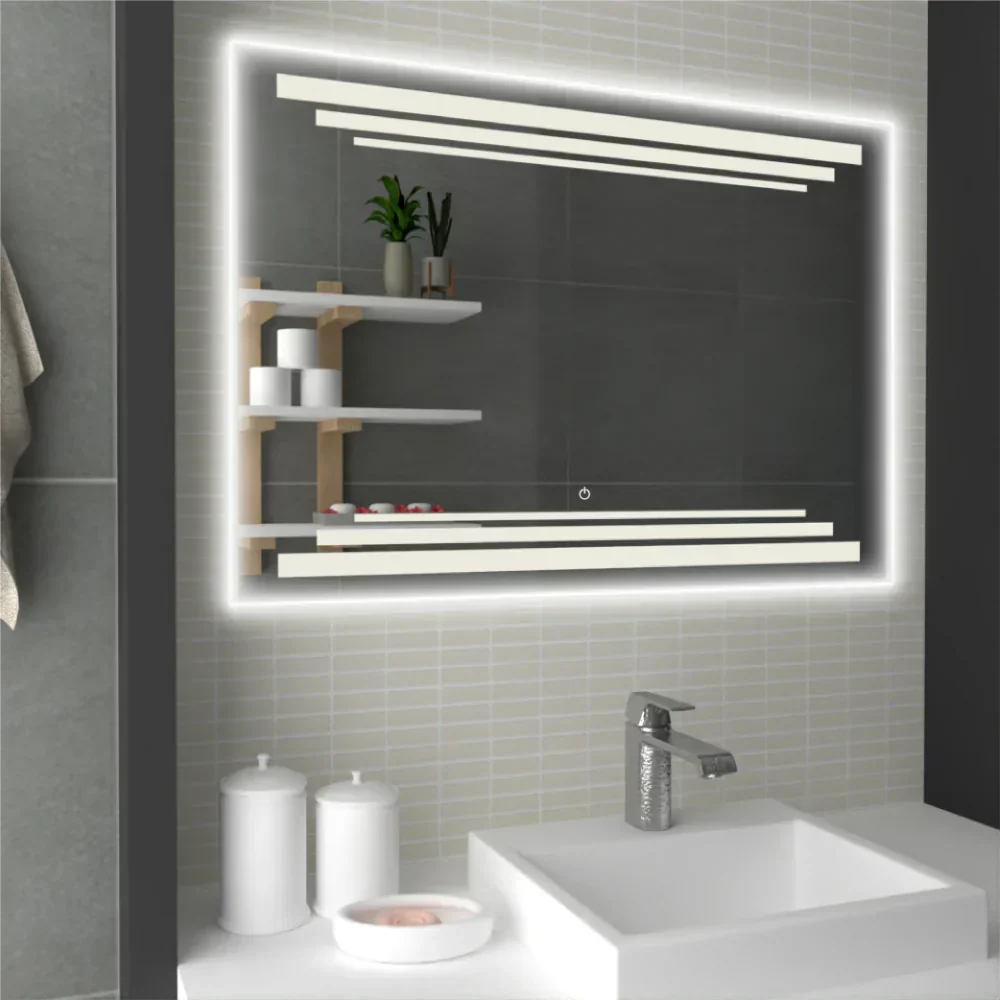 Espejo Baru Led Touch Reflekta Vidrios Reflekta