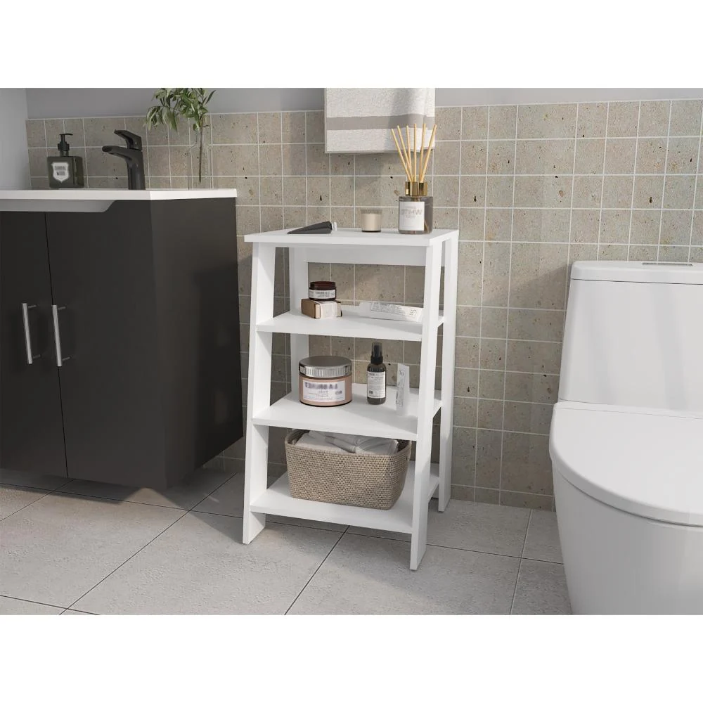 Gabinete de Baño Aqua 3 Pequeño, Blanco Duqueza, Con Variedad De Entrepaños ZF Virtual Muebles ZF