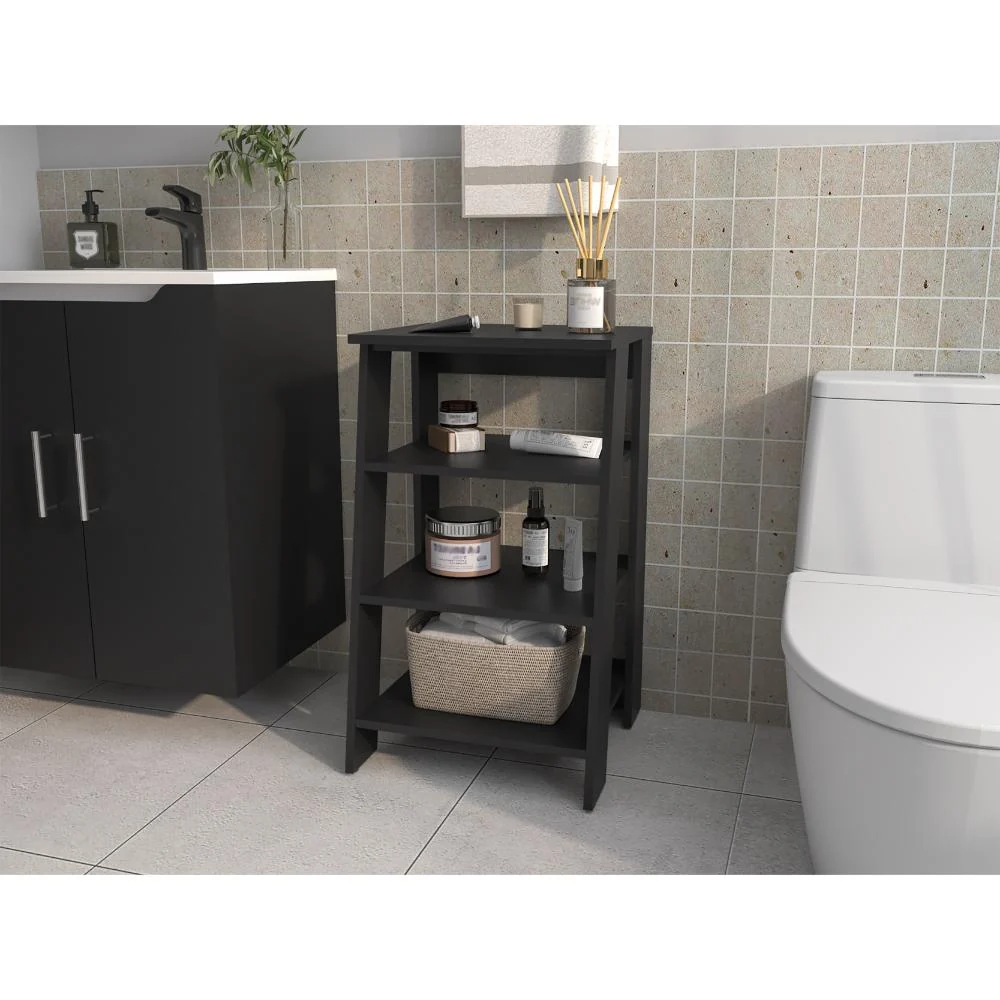 Gabinete de Baño Aqua 3 Pequeño, Wengue, Con Variedad De Entrepaños ZF Virtual Muebles ZF