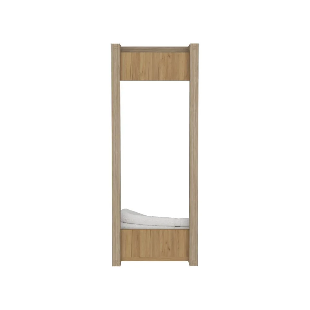 Toallero de Pared Arlington, Kronos Fresno Europeo, con gran capacidad para almacenar toallas ZF Virtual Muebles ZF