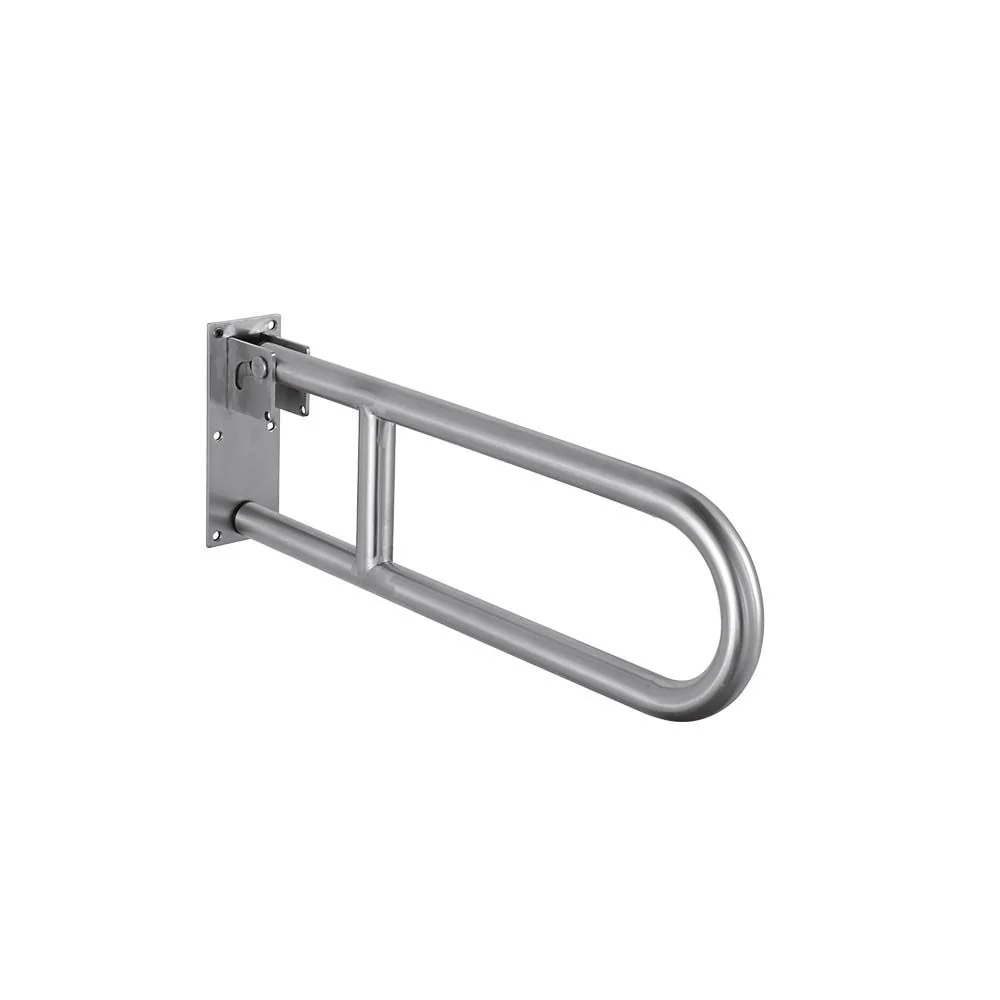BARRA DE AGARRE DE SEGURIDAD ABATIBLE PARA INODORO EN ACERO INOXIDABLE304 WA70.300 WASSER