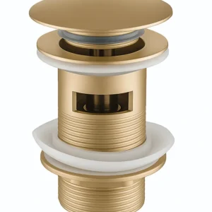 CONTRA POP-UP CON REBOSADERO WA27.350BG ORO CEPILLADO WASSER